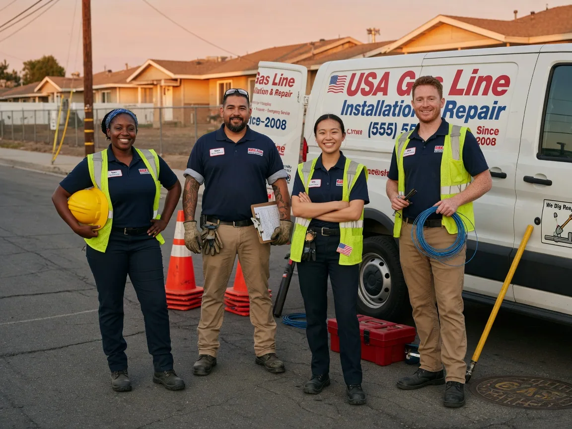 Gas Line Installation company in Burnettsville, IN